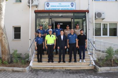 Keban Kaymakam Atalık, bayramda görevli personeli ziyaret etti