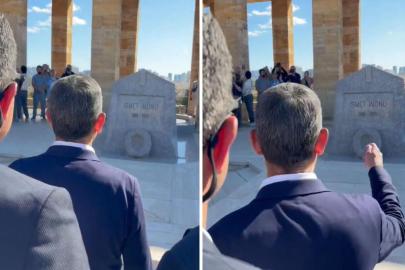 Özgür Özel'den, İsmet İnönü'nün kabri önünde dikkat çeken sözler