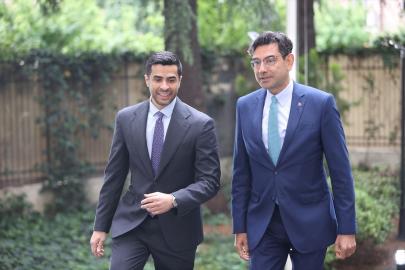 Türkiye'nin Tiflis Büyükelçiliği'nde bayramlaşma programı yapıldı