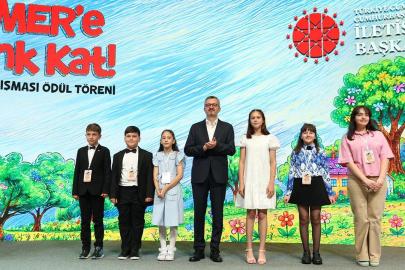 CİMERe Renk Kat yarışmasında çocuklar ödüllerini aldı