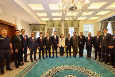 Kaymakamlara veda yemeği