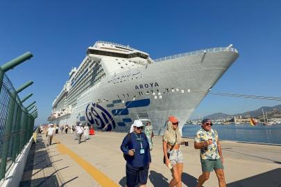 Kruvaziyerle Bodrum'da 2 bin 671 turist geldi