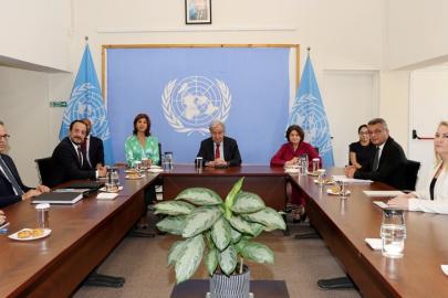 BM Genel Sekreteri Guterres 16 yıl sonra Kıbrıs'ta. "Çözümün sağlanması için yeni bir toplantı istiyoruz"