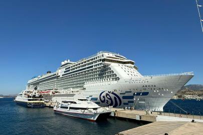 Bodrum’a 2 kruvaziyer gemisi toplam 3 bin 292 turist getirdi