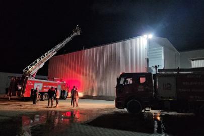 Kereste fabrikasında talaş kurutma kazanı patladı