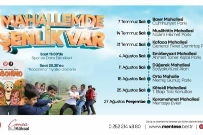 Menteşe Belediyesi'nden çocuklara özel yaz şenliği