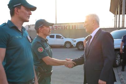 Ticaret Bakanı Bolat, Habur Sınır Kapısı'nı ziyaret etti