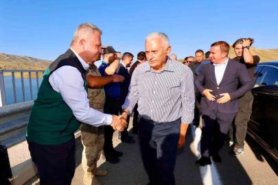 Yıldırım Turnaçayırı Barajı’nda incelemelerde bulundu